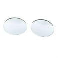 thumbnail image 2 of serony 1 PCS/1 Pair Car Rear View Mirror Thin Side 360 Wide Angle Round Car Blind Spot Rear View Rearview Mirror silvery 2pcs 1Set, 2 of 4