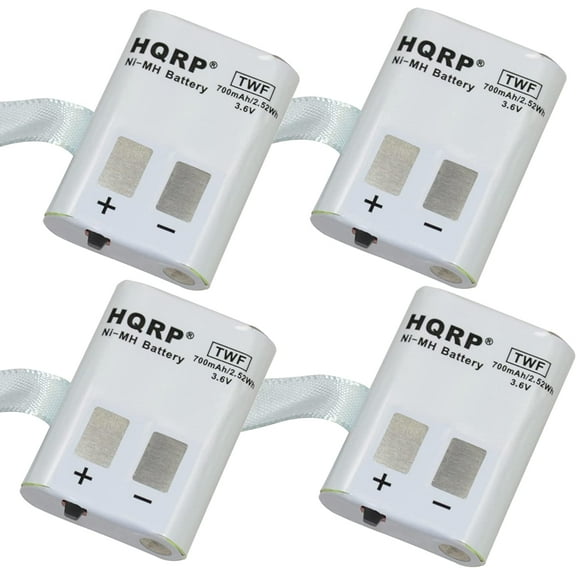 HQRP FOUR Batteries for Motorola M53617, KEBT-086-A, KEBT-086-B, KEBT-086-C, KEBT-086-D