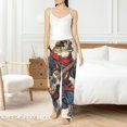 thumbnail image 4 of Kdxio Women's Comfy Stretch Samurai Frog Guitar Print Drawstring Pajama Pants-Medium, 4 of 5