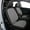 Black with Gray, variant on EKR Custom Fit Chevrolet Equinox Car Seat Covers for Chevy Equinox Premier,LS,LT,L,RS 2018 2019 2020 2021 2022 2023 2024-Breathable Leather Auto Seat Covers(Full Set,Black)