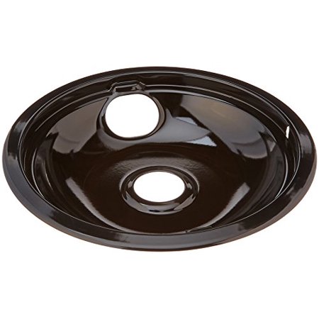 8\" Black Porcelain Drip Bowl For GE/Hotpoint, Package Of 6