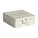 thumbnail image 4 of Caja de almacenamiento de escritorio, caja de almacenamiento de herramientas resistente al agua con tapa, caja organizadora, contenedor para artículos Beige Pequeño shamjiam Organizador al aire libre, 4 of 8