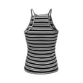 thumbnail image 4 of Made by Olivia Women's Halter Neck Ribbed Tank Top, 4 of 4