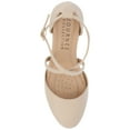 thumbnail image 5 of Journee Womens Foster Almond Toe Block Heel Pumps, Widths Available, 5 of 10