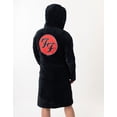thumbnail image 2 of Foo Fighters Peignoir à Capuchon Noir à Logo pour Hommes (Grand), 2 of 7