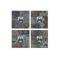 thumbnail image 2 of Benjara Classic Design Glass Photo Frames , Multicolor, Set of 4, 2 of 2