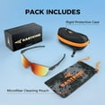 thumbnail image 3 of KastKing Tarkio Polarized Fishing Sunglasses, UV400, Rimless Wrap, 3 of 7