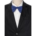 thumbnail image 4 of INSPIRAR CHIC Corbata de Lazo Clásica de Satén de Color Sólido para Traje Formal Azul, 4 of 4