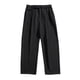 thumbnail image 4 of Pantalones de vestir holgados con pliegues para hombre, cintura elástica, mezcla de poliéster y algodón, para ocasiones formales y casuales (S-XL), 4 of 5