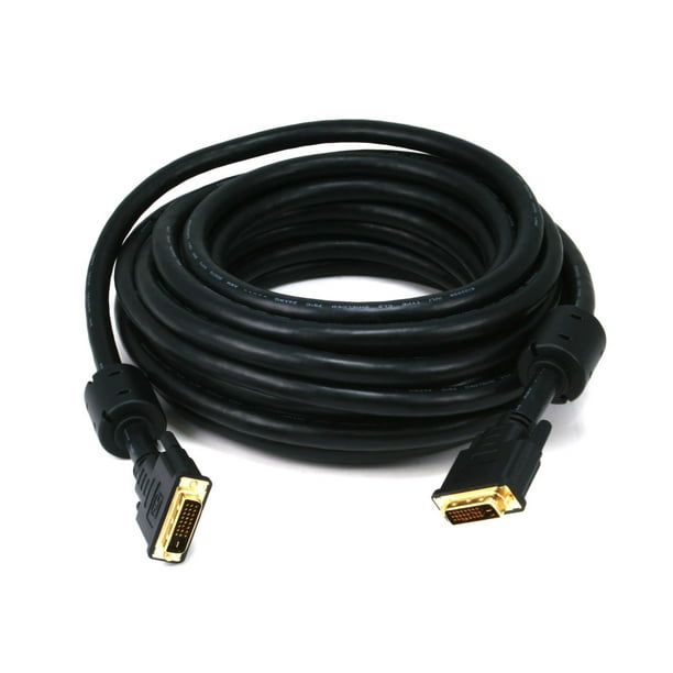 Monoprice 35ft 24awg Cl2 Dual Link Dvi D Cable Black Walmart Com Walmart Com Monoprice 35ft 24awg Cl2 Dual Link Dvi D Cable Black Walmart Com Walmart Com