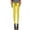 Yellow, variant on ZZwxWA Womens Shiny Leggings High Waisted Neon Smooth Pants Party Rave Tights Elastic Skinny Lightweight Leggings