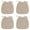 Beige, variant on Dining Chair Cushions with Removable Cover& Ties - 16.93"x16.14" Non- Seat Pads for U-Shaped Chairs - High-Resilience Foam Kitchen Chair Cushions for Home,Restaurant & Office - Washable & Durable