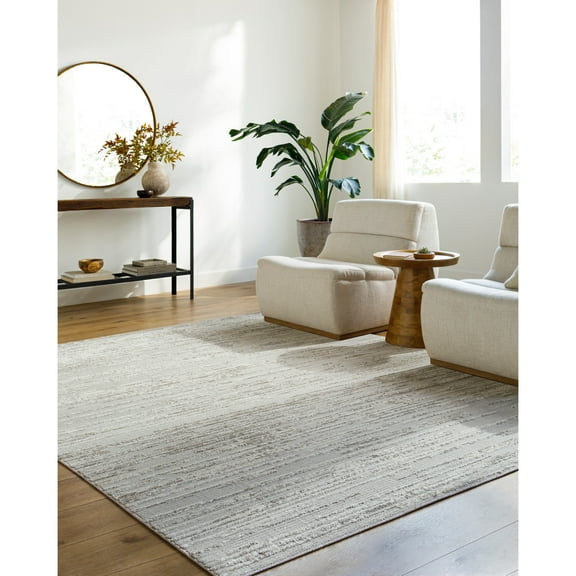 Artistic Wavers Maguire Area Rug, 5'3" x 7', Light Gray