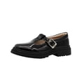 thumbnail image 4 of Zapato Escolar Para Niña Dogi® Charol Negro Con Broche negro 18.5, 4 of 6