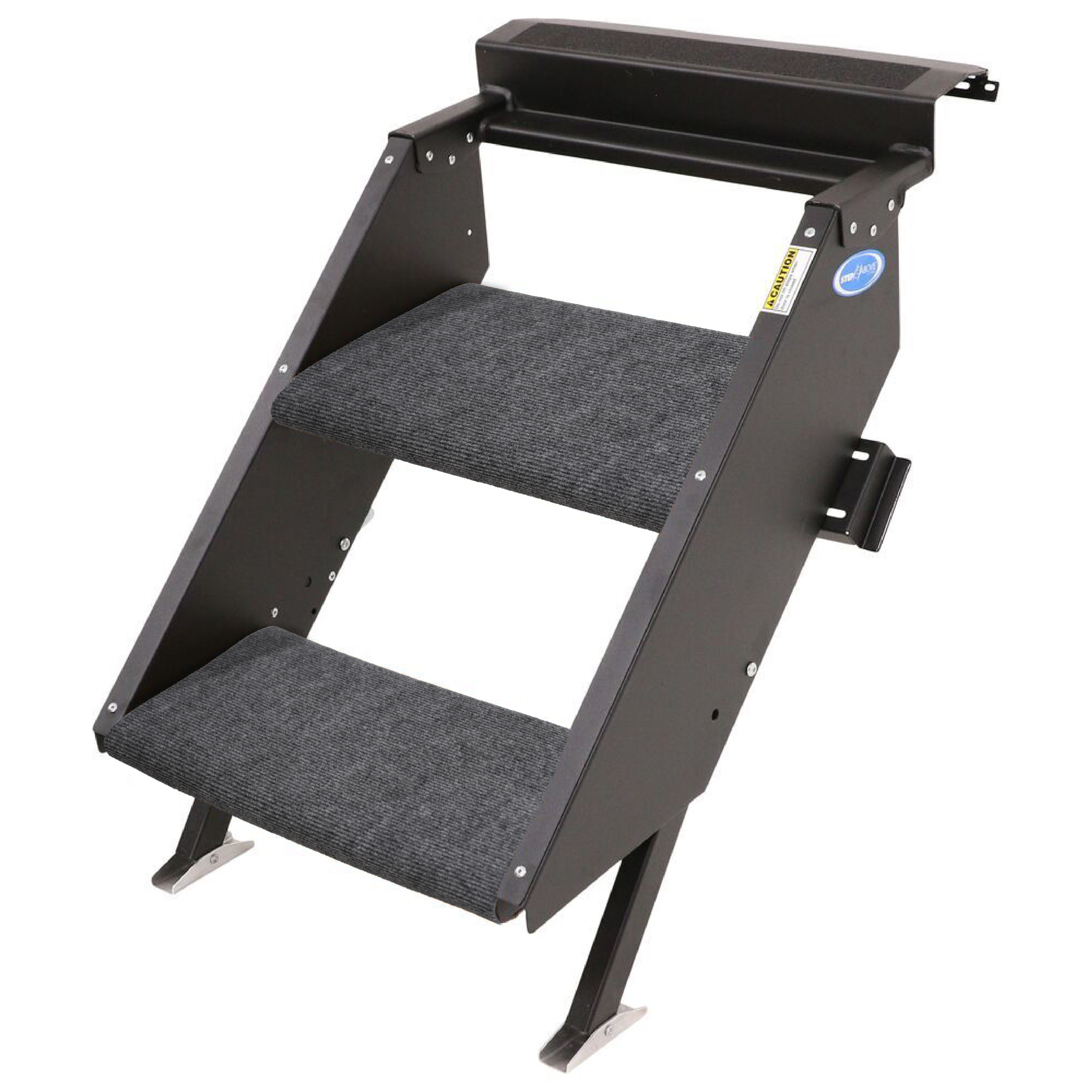 Auto Drive Gray RV Step Mat 18x18 Inches for Outdoor Use