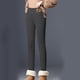 thumbnail image 4 of Gibobby Mujeres Pantalones Térmicos Leggings Leggings de invierno para mujer, informales, pantalones de entrenamiento, pantalones estampados(Gris oscuro,G), 4 of 5