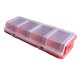 thumbnail image 5 of Caja organizadora de hardware con contenedor compartimentado con apertura inclinada para Rojo, 5 of 9