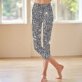 thumbnail image 5 of Audhol Soft Leggings for Women, Women's Fashion Spring Summer Casual 7/8 Length Legging Sparkly Leggings Women Grey XL, 5 of 7