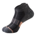 thumbnail image 2 of Lumistal Breathable Cotton Men's Socks Ankle Socks Moisture Wicking Soft Lightweight No Sweat Feet Comfort Fit for Work Sports Sock Summer Dark Gray One Size, 2 of 4