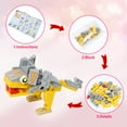 thumbnail image 3 of Eastvita 12 Packs Valentines Dinosaur Building Blocks Toys with Party Favors Heart Boxes,Valentines Day Gifts for Kids,Valentine Classroom Exchange Party Favors,Game Prizes and Carnivals Gift, 3 of 7