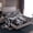 Gray Brown, variant on Homewish Vintage Camo Twin Sheet Set (3-Piece) Pixel Plaid Deepblue Microfiber Decor For Boys Kids