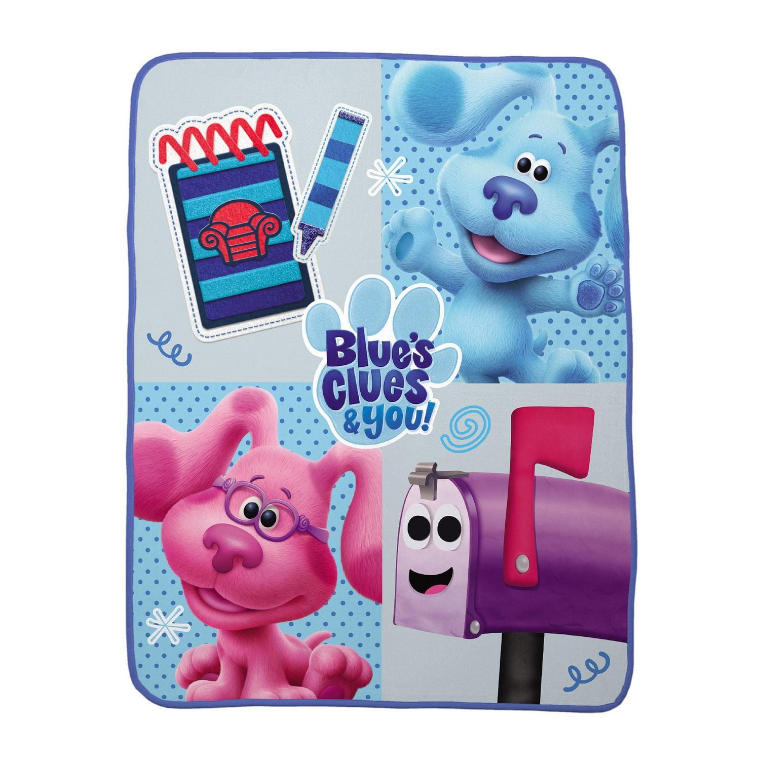Blues Clues  "Blue's Notebook" Throw