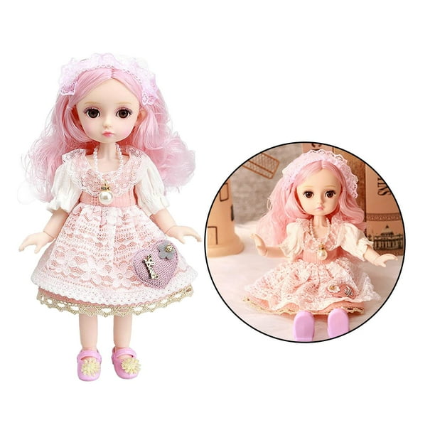 Muñeca 1/6 CUTICAT Juguetes de Bricolaje para Niñas Ropa de Muñeca Accesorios de Moda Blanco