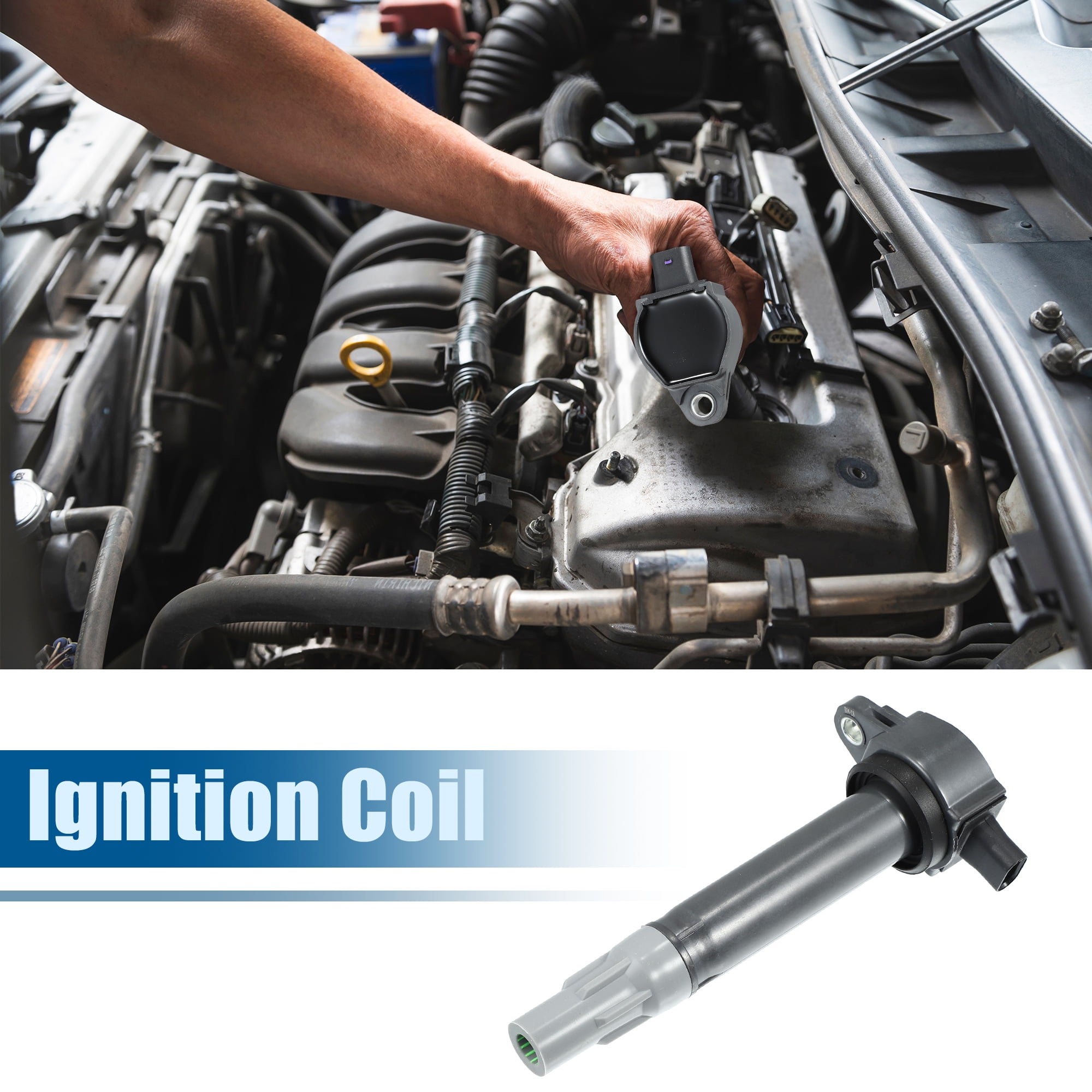 Ignition Coil Pack Set Of 6 Compatible With Dodge Charger Challenger Avenger Nitro Magnum Chrysler 300 Town & Country Sebring 2.7L 3.5L 4.0L V6 & More Replaces# 4606869AA, 4606869AB, UF502