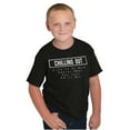 thumbnail image 5 of Chilling Out Relaxed Funny Workout Crewneck T Shirts Boy Girl Teen Brisco Brands L, 5 of 6
