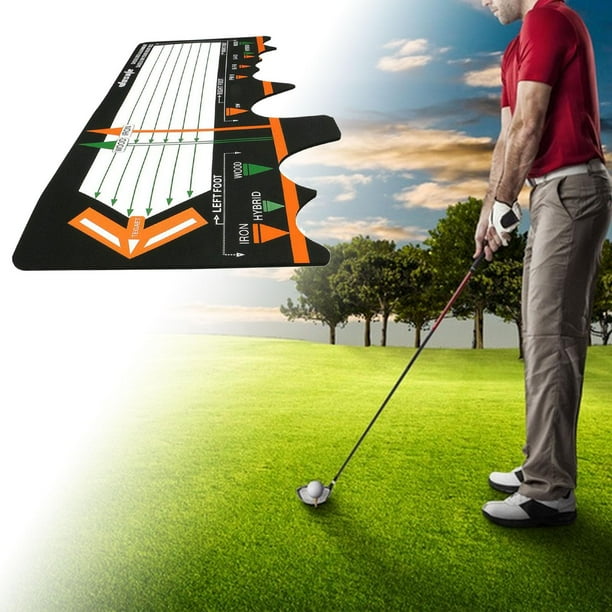jinwen Golf Practice Swing Mat Beginner Posture Assist Cushion