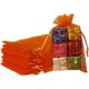 thumbnail image 1 of 50 bolsas de organza regalo con cordón 4 x 6 pulgadas, color naranja para joyas, tela transparente malla decoración habitación baby shower, Navidad, regalos Naranja 4x6 inch 1 Count (Pack of 50), 1 of 7