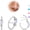 2pcs-Silver- White, variant on 2PCS 18g Opal Nose Rings for Women Nose Hoops 8mm/10mm 316L Surgical Steel Nose Rings Piercing Jewelry Can Be Used as a Nose Ring, Septum Ring, and Cartilage Earring