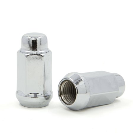 For Chevrolet 32 Lug Nuts 1.75" Long Bulge Acorn 9/16 XL Chrome