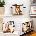 thumbnail image 6 of Pixel Dog Toy Storage Baskets, Foldable with Handle, 10.8"x10.5"x10.6", Large Capacity - Storage Bins for Clothes, 6 of 6