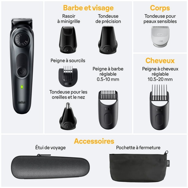 Braun All-In-One Style Kit Series 5 5471, 8-in-1 Trimmer for Men