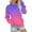 Purple cheap stuff under 5 dollars, variant on Dyegold Pullover Sweatshirts For Women Online Shopping Ladies Tops Gradient Crew Neck Essentials Plus Size Sweater Casual Teen Girls Outfits Winter Western Pullover Comfy Fleece Long Sleeve Hoodie