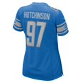 thumbnail image 3 of Women's Nike Aidan Hutchinson Blue Detroit Lions Game Jersey, 3 of 3