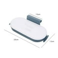 thumbnail image 3 of Yesbay Garbage Bag Holder Kitchen Cupboard Door Drawer Cabinet Hanging Trash Bin Rack,Dark Blue, 3 of 8