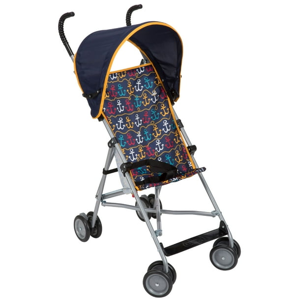 Cosco Umbrella Stroller With Canopy Anchors Away Walmart Com Walmart Com