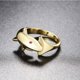 thumbnail image 3 of Ring de tiburón Ajustable ANILLO ABIERTO Tema marino Joyería para mujeres para mujeres, 3 of 5