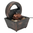 thumbnail image 1 of Water Fountain Decoration, Warm LED Light Desktop Fountain Irregular Stones Circulating Water   for Living Room, 1 of 7