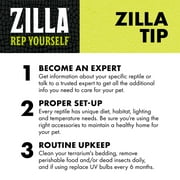 Zilla QuickBuild Terrarium ، موائل الزواحف الزجاجية الأنيقة ، الإعداد السهل ، مناسب لجميع أنواع حيوانات الزواحف ، البرمائيات ، الزواحف ، الثعابين ، أو العناكب ، 48x18x18