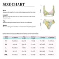 thumbnail image 6 of Daiia Daisies Flowers Women's Bikini Set Two Piece Swimsuit High Waisted Bikini Adjustable Straps Bikini Perfect for Beach, Pool, and Summer Vacation-, 6 of 9