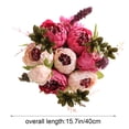 thumbnail image 2 of DAMAI Artificial Flowers Silk Peony Arrangements for Wedding Bouquets, Vintage Artificial Peonies Silk Flowers for Wedding Bridal Home Decor, Realistic Floral Displays for Lasting Elegance, 2 of 6