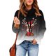 thumbnail image 2 of Sudadera Navideña Para Mujer Sudaderas Con Cuello Vuelto Camiseta Suelta Blusa de Manga Larga Tops Casuales Odeerbi ODB197834, 2 of 4
