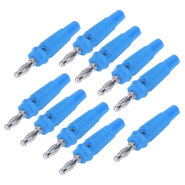 Terminales de enchufe tipo banana, 10 piezas/juego de conector tipo banana de 4 mm, terminal tipo banana, conector tipo banana, diseñado con precisión