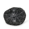 thumbnail image 3 of Miekor Furniture Spiderweb 3 Foot Holloween Bean Bag, Black and White 19951, 3 of 5