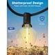 thumbnail image 4 of Guirnalda de luces LED para exterior SUNSGNE G40 Globe 30m con 52 bombillas, 4 of 7
