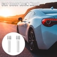 thumbnail image 2 of 2Pcs Silver Tone Aluminum Alloy Universal Car Truck Interior Door Lock Knob Pull Pin Covers, 2 of 6