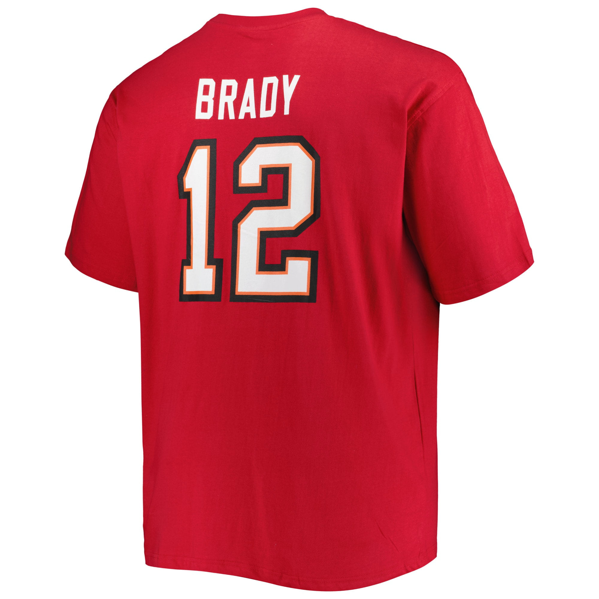 Men's Fanatics Branded Tom Brady Red Tampa Bay Buccaneers Big & Tall Player  Name & Number T-Shirt